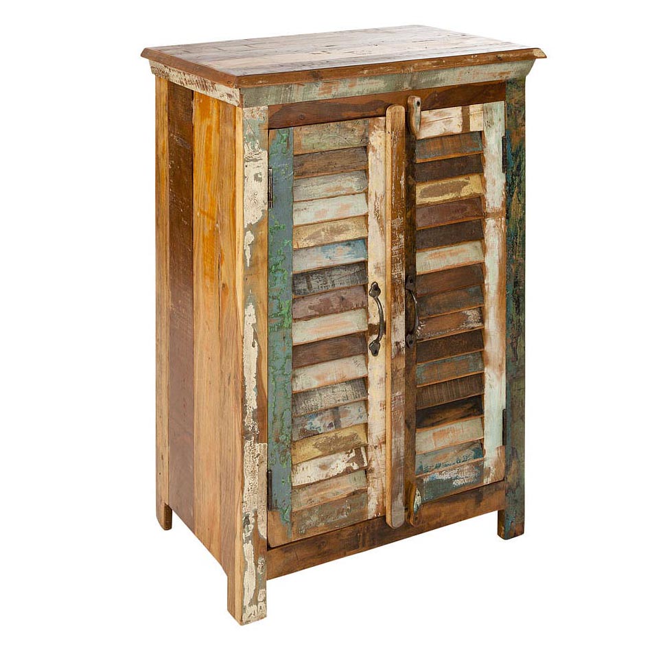 Reclaimed Furniture Small Almirah Reclaimed Wood Manufacturer