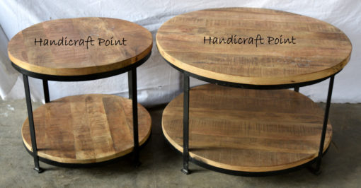 Wholesale Vintage Industrial Coffee Table Round