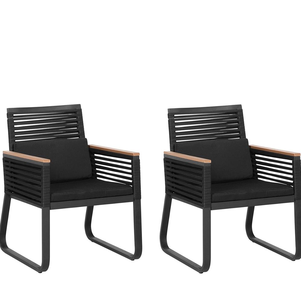 Wholesale of decor Black Chairs Set of 2