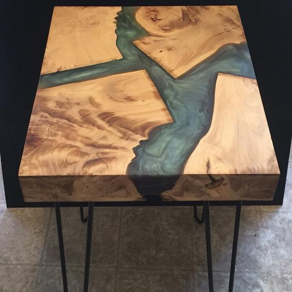 WHOLESALE  Epoxy Resin End Table