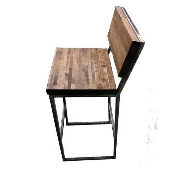 WHOLESALE Wooden And Metal Bar Chair