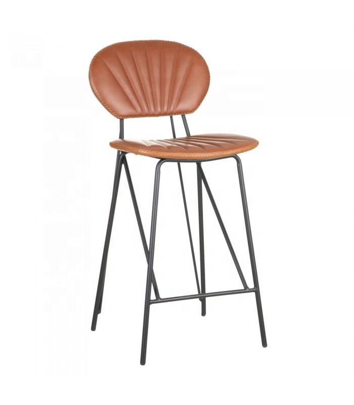 WHOLESALE  backrest bar chair for coffee shop pub use