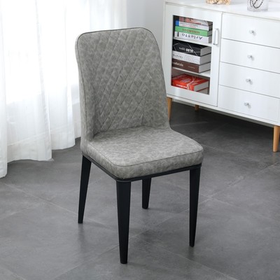 Wholesale dining room upholstered colorful faux leather dining chair