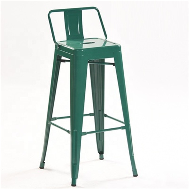 Wooden Seat Metal Industrial Bistro Bar Stool Exporter