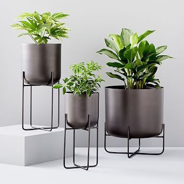 Wholesaler Steel Garden Planters Outdoor Metal Rectangular Long Box Planter