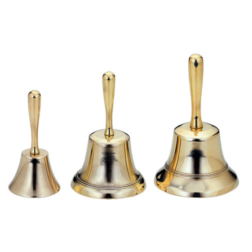 Wholesaler  8 "hot sale high quality brass bell hand bell for school church