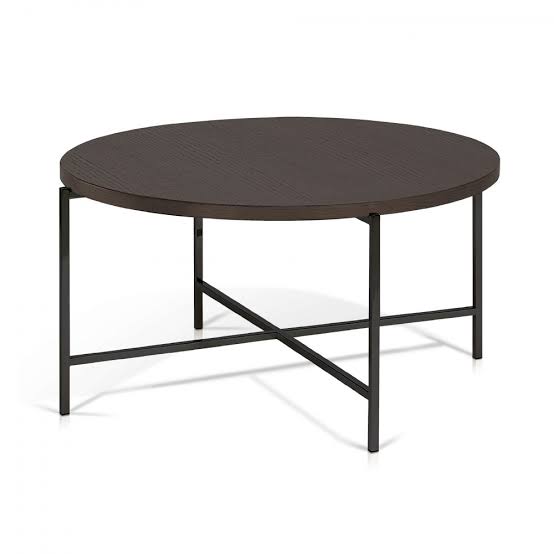 Round Copper Plated Steel Coffee Table For Home Exporter