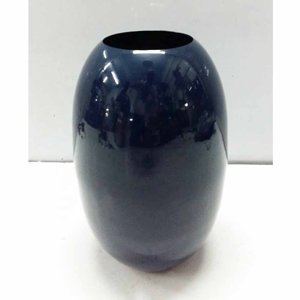 Decorative Flower Vase With Blue Powder Coating Exporter