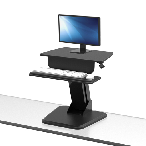 Sit stand with wood tabletop base Exporter