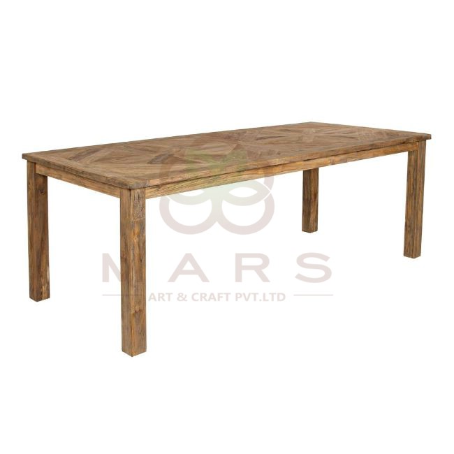 Vintage Style Mango Wooden Dining Table Supplier