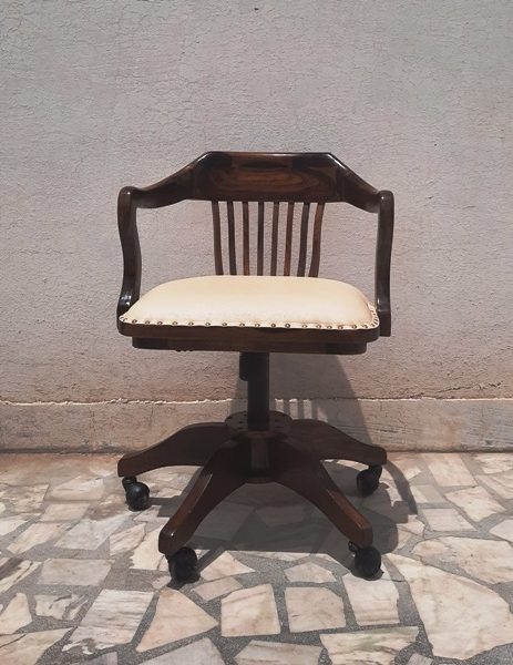 BOSTON REVOLVING CHAIR WITH UPHOLSTERY EXPORTER