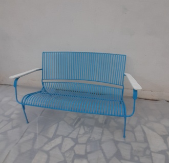 GARDEN RELAXING IRON SOFA 2 SEATER EXPORTER