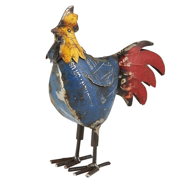 Wholesaler of Recycle Chicken Metal Design