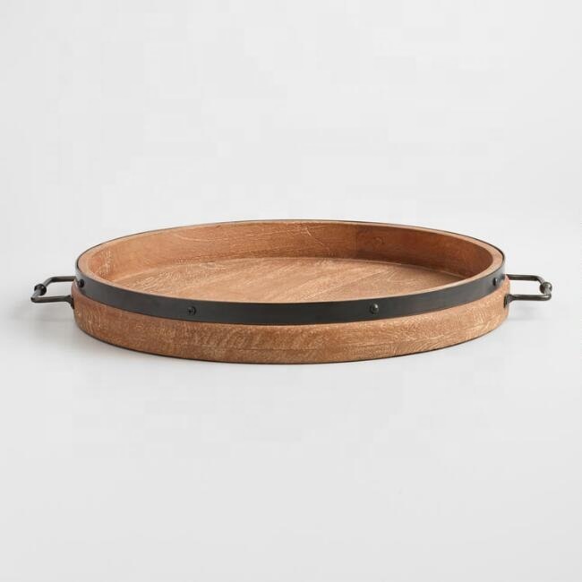 Wholesaler of  Wooden Tray with handle