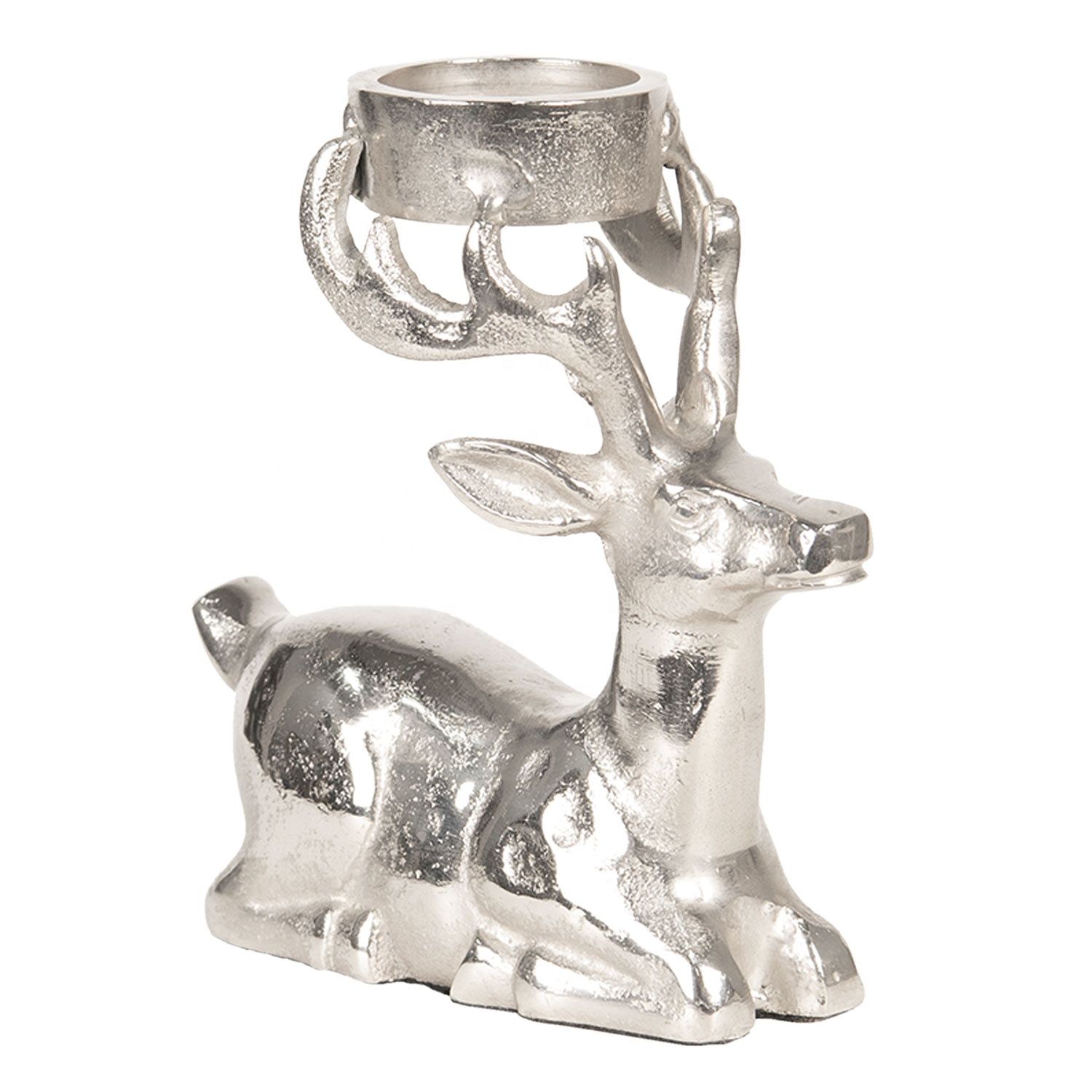 Wholesale oF Metal sitted reindeer candle holder