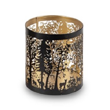 Wholesale oF Customized Christmas Decor Metal hanging Candle Stand