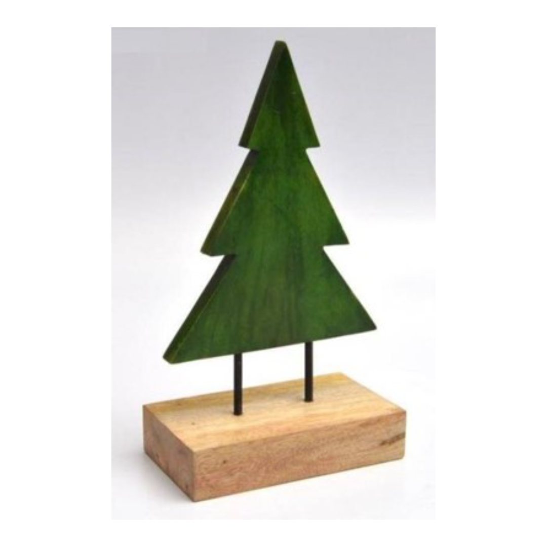 Wholesale of MARBLE CHRISTMAS TREE WITH WOODEN BASE