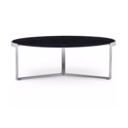 Hotel Black Glass Dining Table Hotel coffee table Exporter