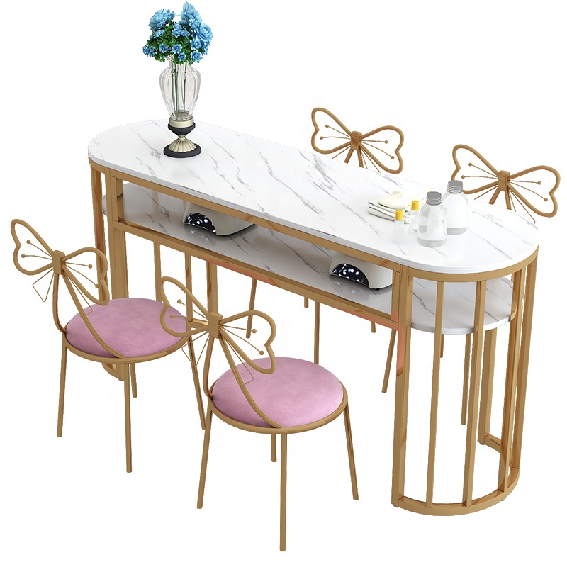 Makeup Nail Polish Organizer Nail Salon Station Manicure Table Supplier