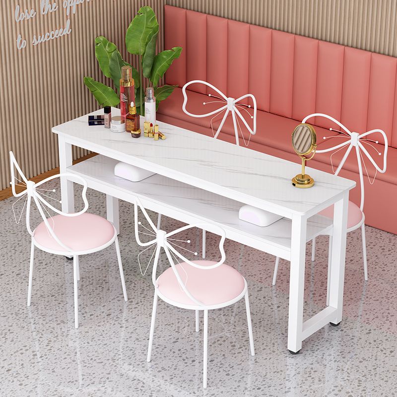 Salon Design Nail Salon Furniture Nail Spa Table with Chair For Sale Supplier