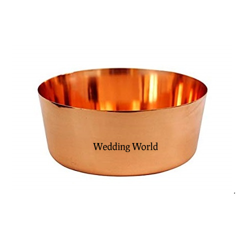 Wholesaler of  Dog Bowl Copper Plated Round Shape