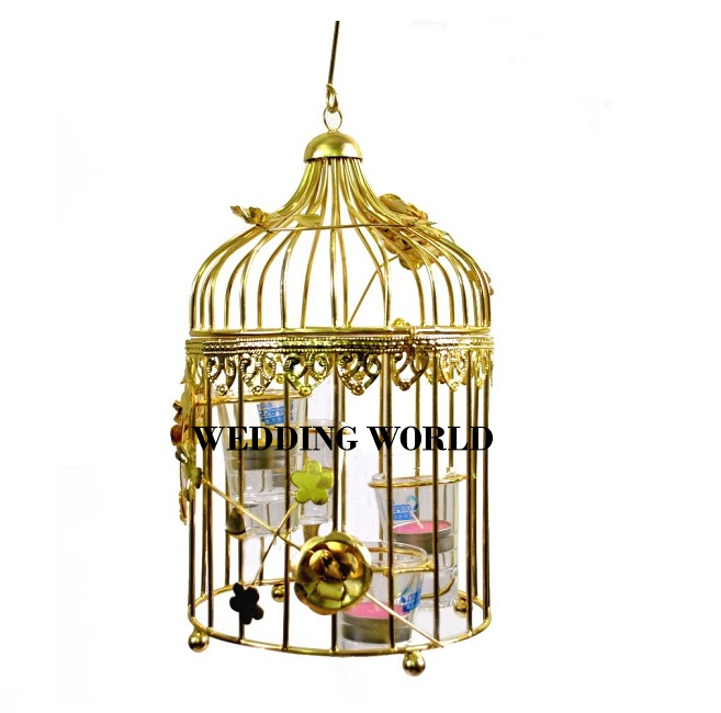 Wholesaler of French Small Garden Decor Metal Bird Cag