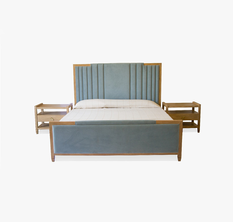Zoya King size Bed with Footboard Manufacturer of Pakistan
